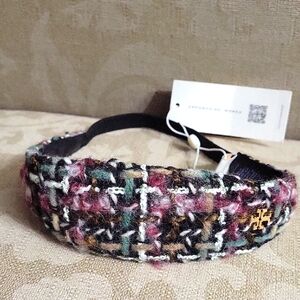 TORY BURCH Multicolor Tweed HEADBAND NWT